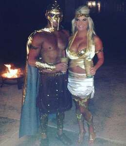 Adult Spartan and  Goddess Costume